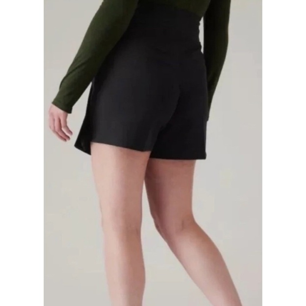 Athleta Pleated Skort Black Size 14 Athletic Golf Tennis Activewear Skirt - Picture 2 of 10